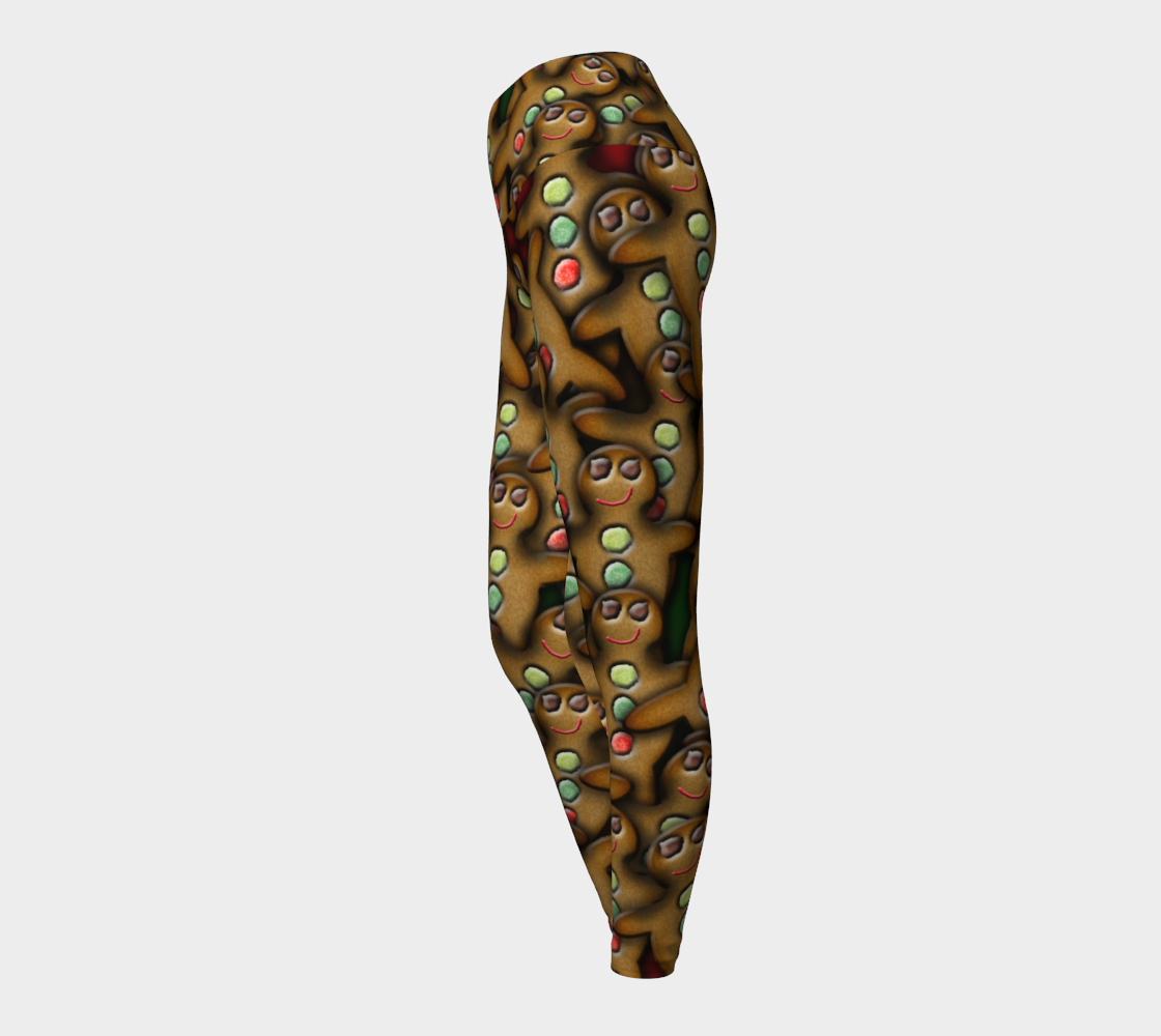Gingerbread Cookie Yoga Leggings