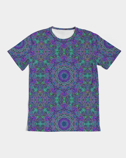 Blue Green Purple Kaleidoscope Men's Tee