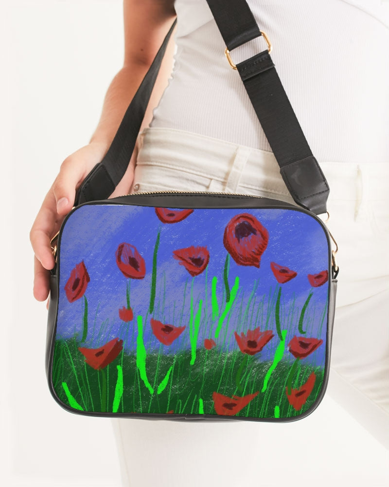 Field Of Poppies Crossbody Bag