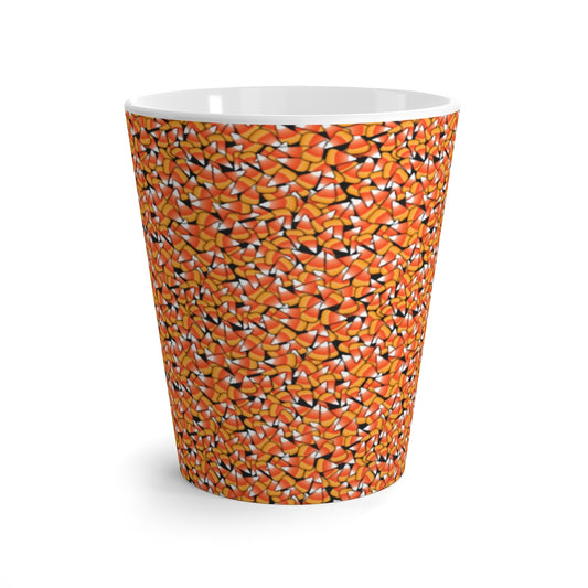 Candy Corn Pattern Latte mug
