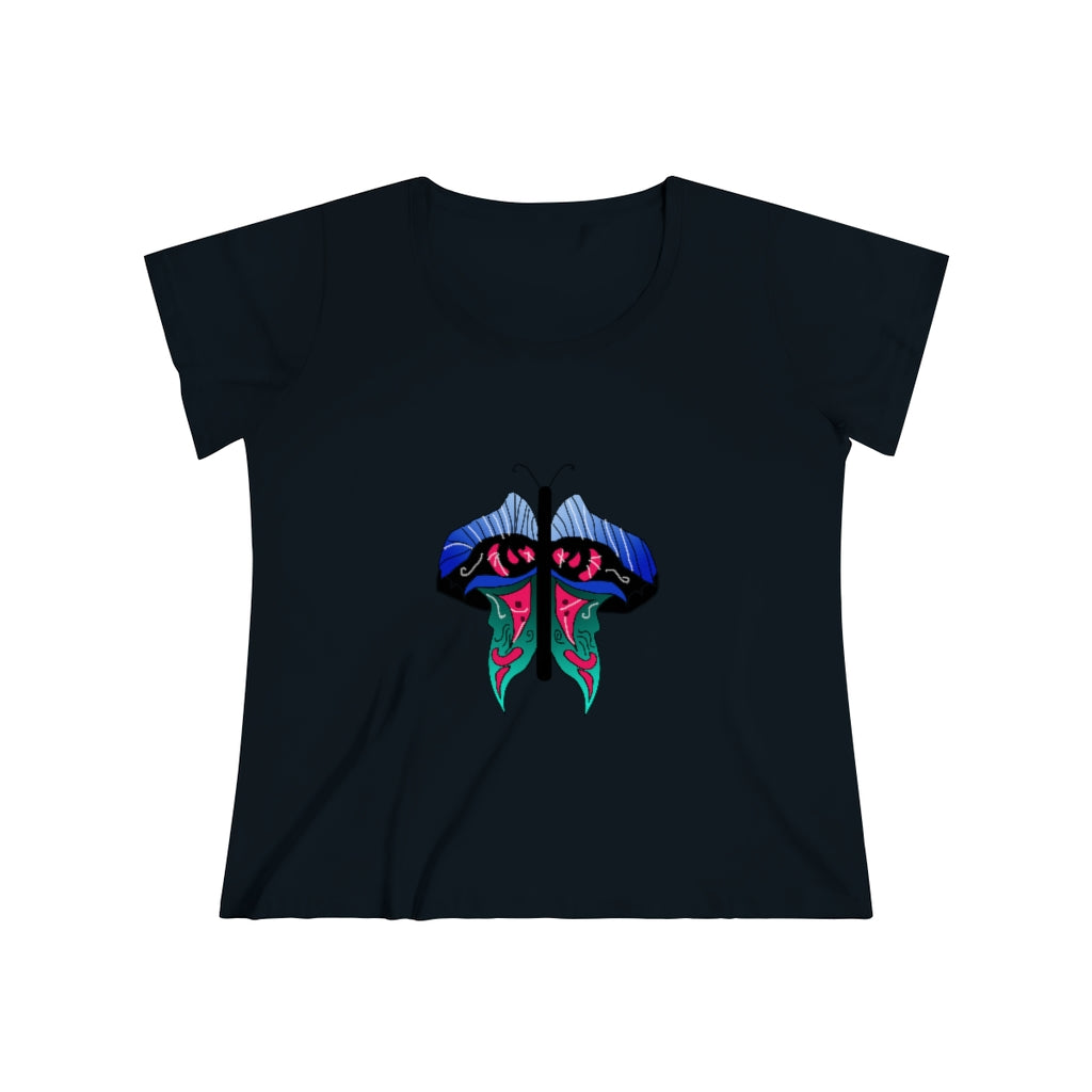 Butterfly 2 Women's Curvy Tee