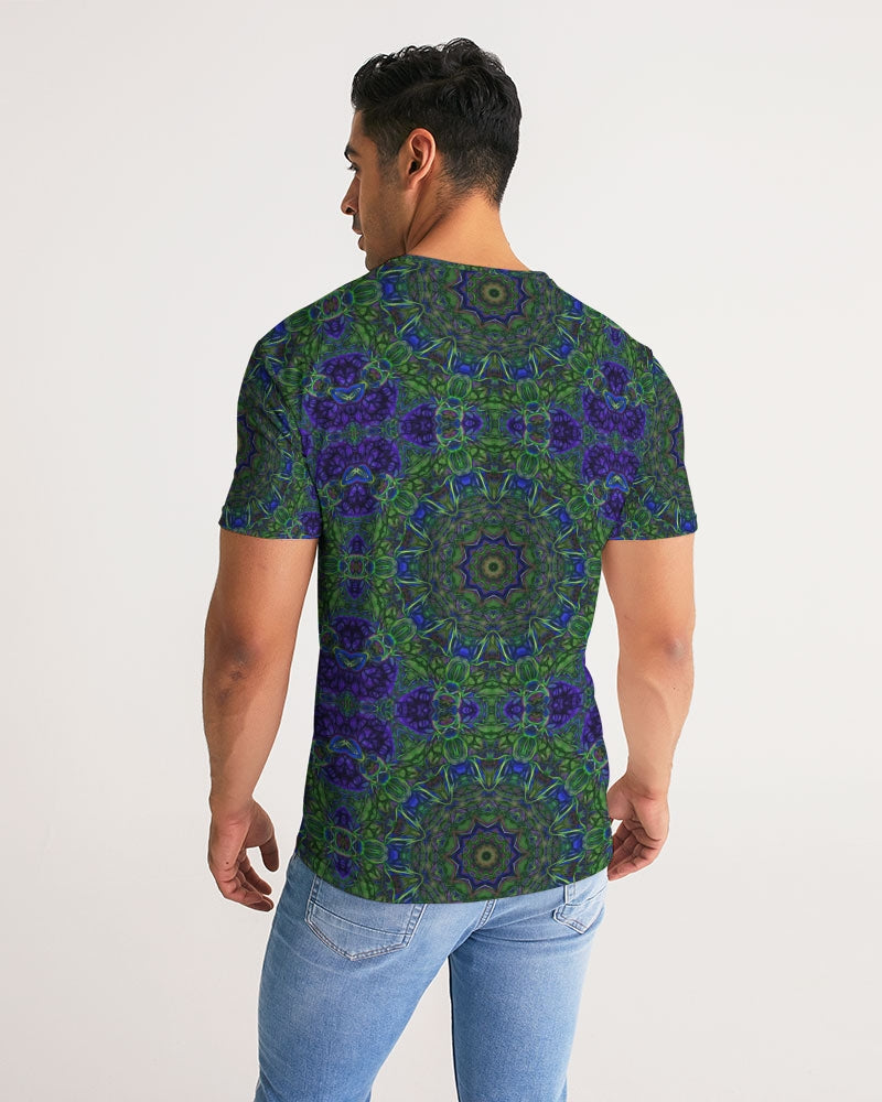 blue Green Ribbon Kaleidoscope Men's Tee
