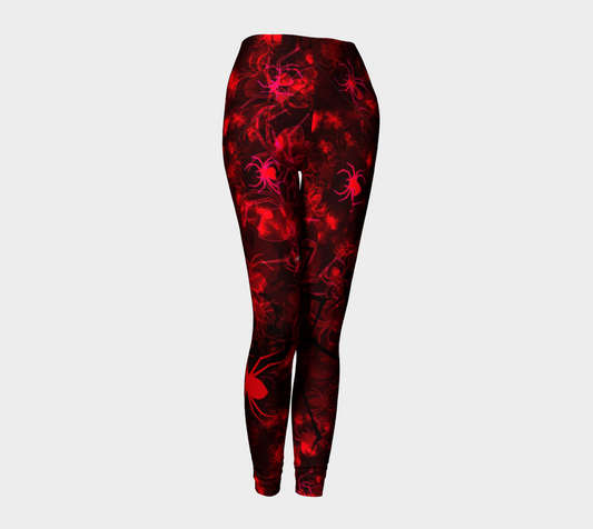 Red Spider Invasion Leggings