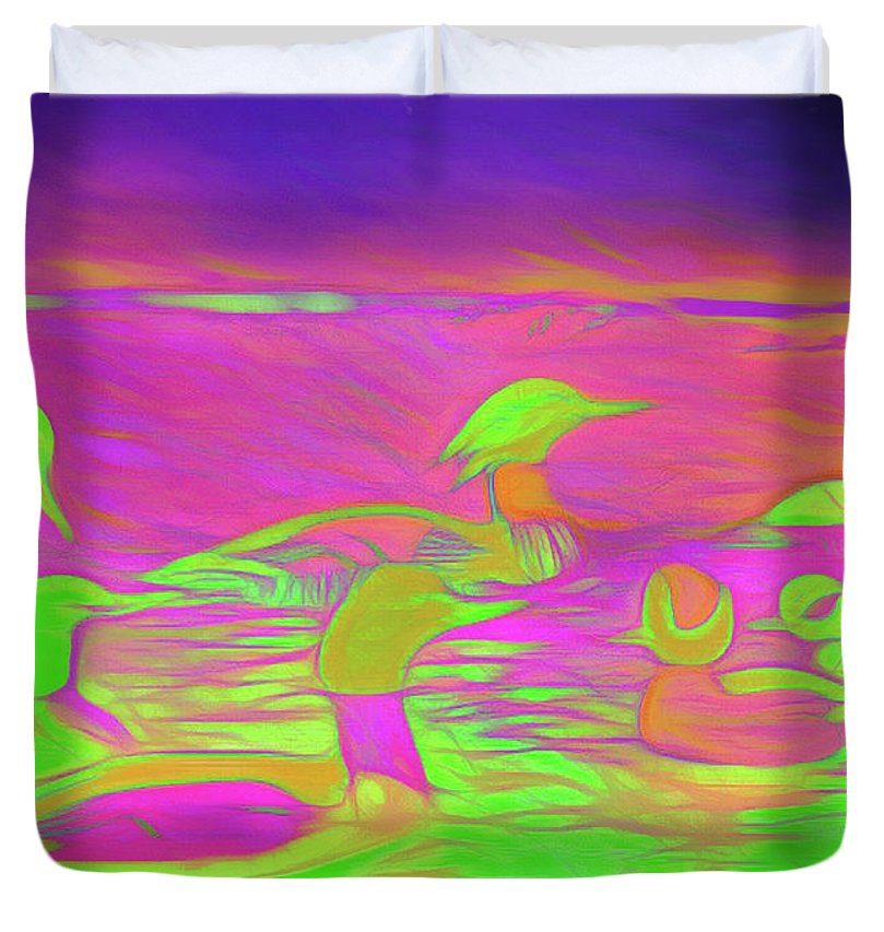 Birds Ducks - Duvet Cover