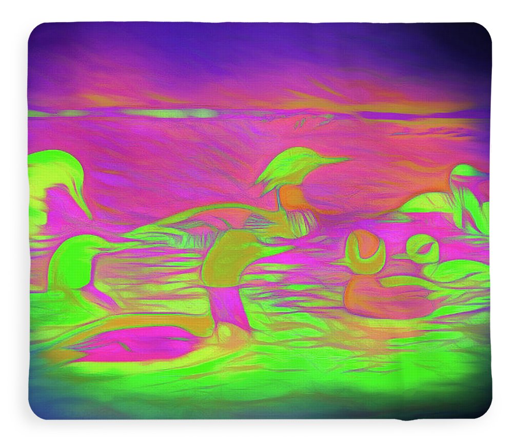 Birds Ducks - Blanket