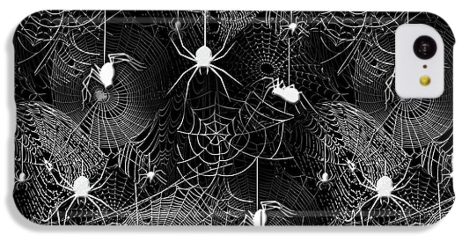 Black and White Spiders - Phone Case