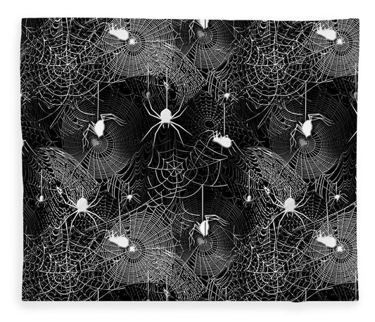 Black and White Spiders - Blanket