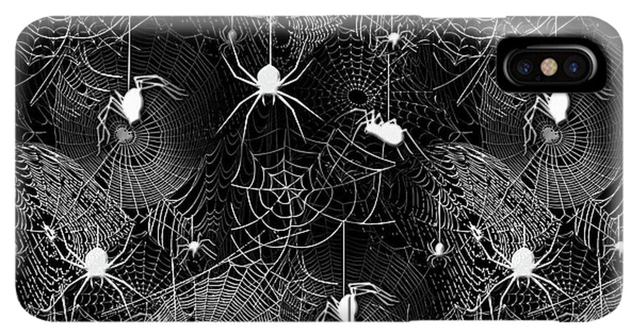 Black and White Spiders - Phone Case