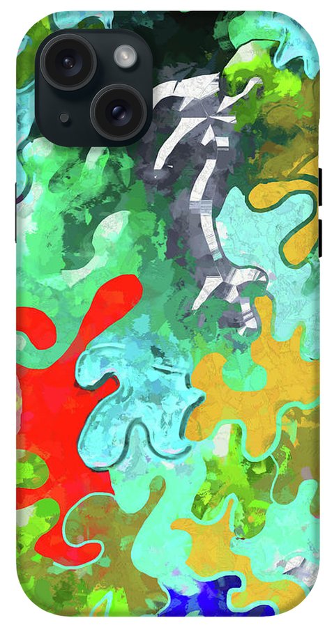 Blobs Collage - Phone Case