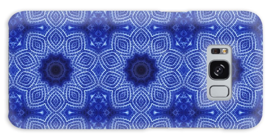 Blue and White Kaleidoscope - Phone Case