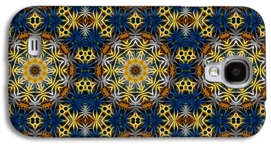 Blue and Yellow Kaleidoscope - Phone Case