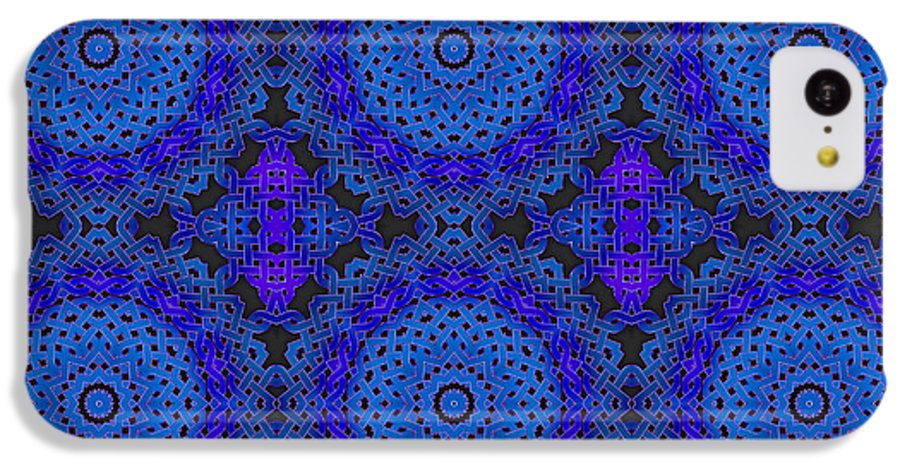 Blue Celtic Knot Kaleidoscope - Phone Case
