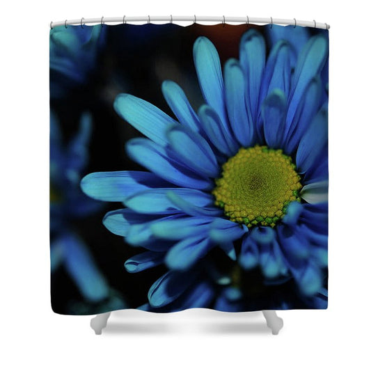Blue Daisy - Shower Curtain