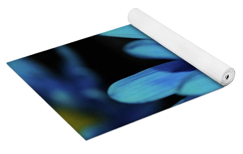 Blue Daisy - Yoga Mat