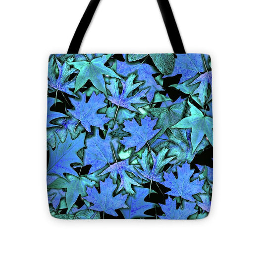 Blue Fall leaves - Tote Bag