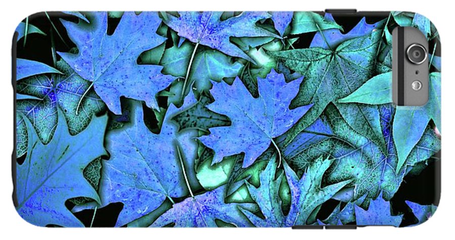Blue Fall leaves - Phone Case