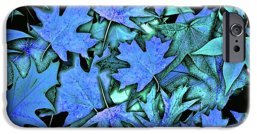 Blue Fall leaves - Phone Case