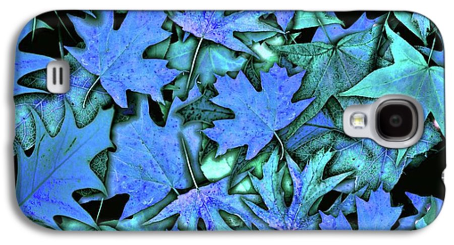 Blue Fall leaves - Phone Case