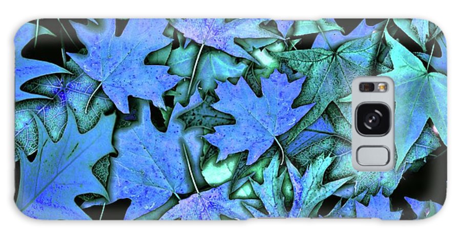 Blue Fall leaves - Phone Case