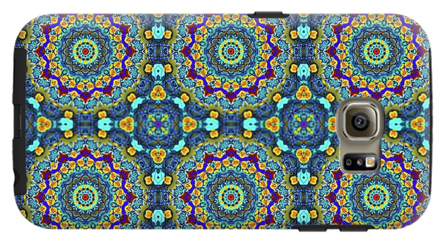 Blue Green Blur Kaleidoscope - Phone Case