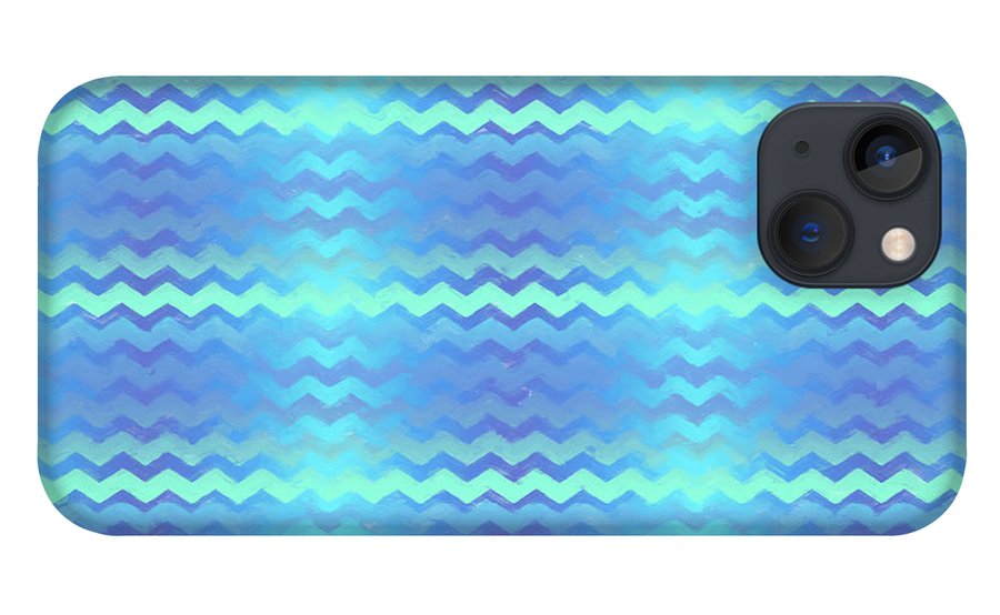 Blue Green Mermaid Chevron - Phone Case
