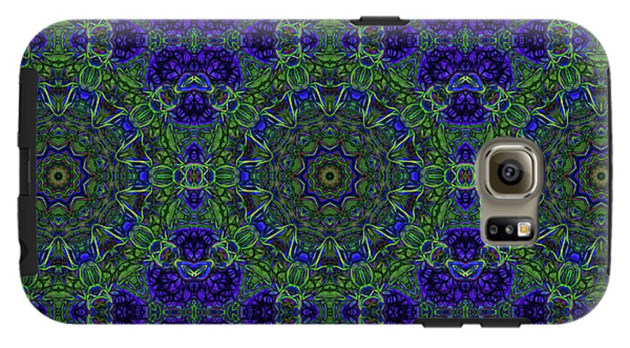 Blue Green Ribbon Kaleidoscope - Phone Case
