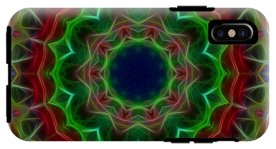 Blue Lotus Kaleidoscope - Phone Case
