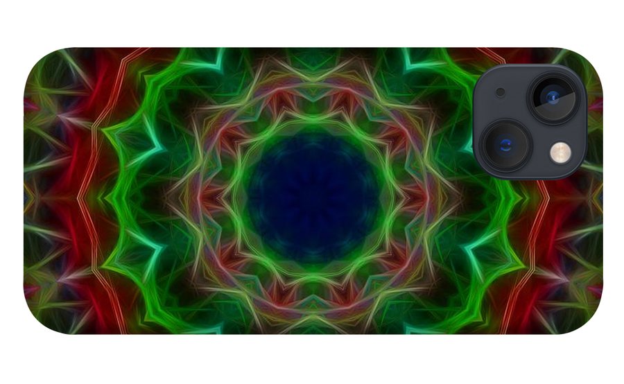 Blue Lotus Kaleidoscope - Phone Case