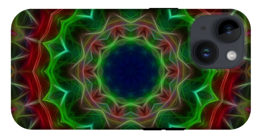 Blue Lotus Kaleidoscope - Phone Case