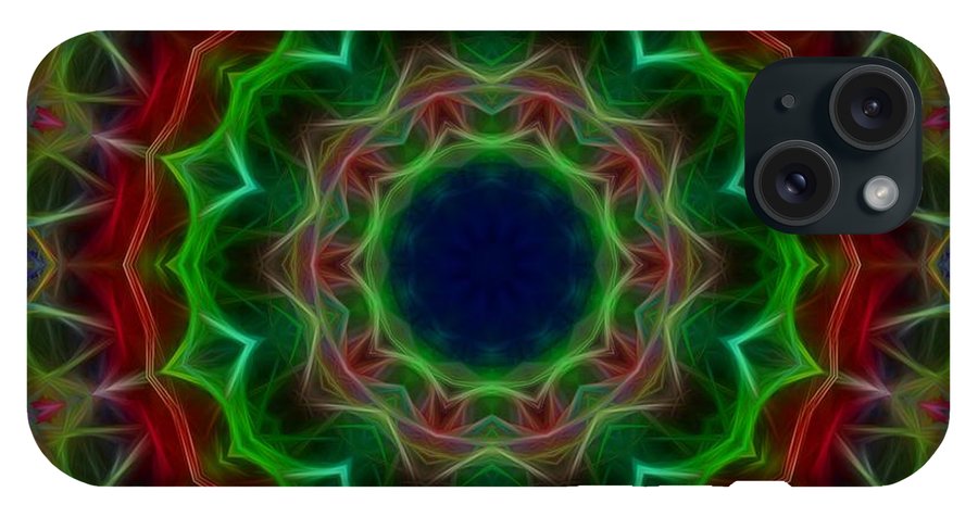 Blue Lotus Kaleidoscope - Phone Case