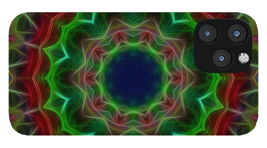 Blue Lotus Kaleidoscope - Phone Case