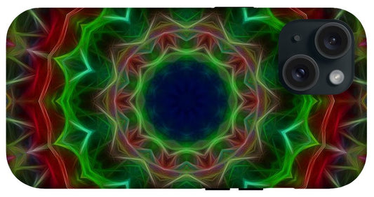 Blue Lotus Kaleidoscope - Phone Case