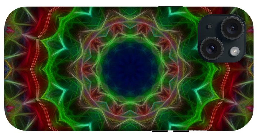 Blue Lotus Kaleidoscope - Phone Case