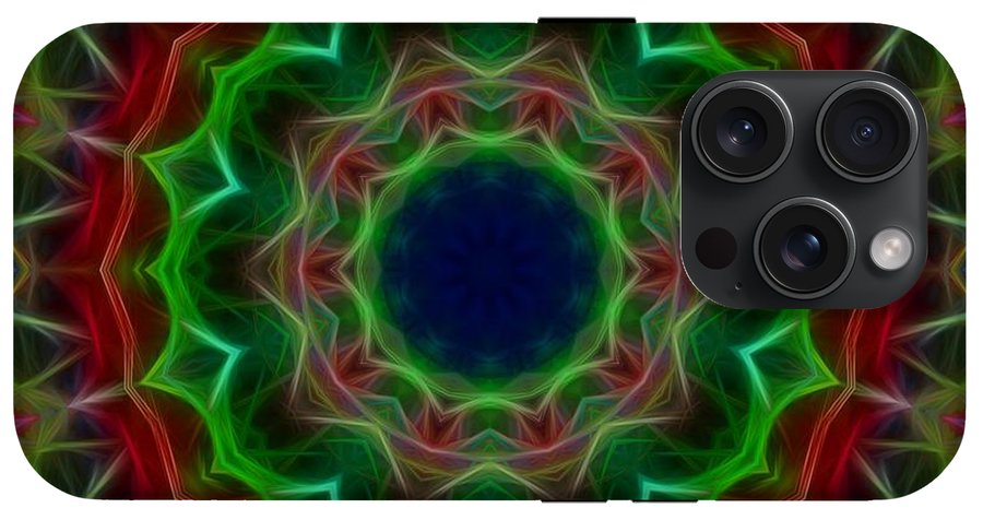 Blue Lotus Kaleidoscope - Phone Case