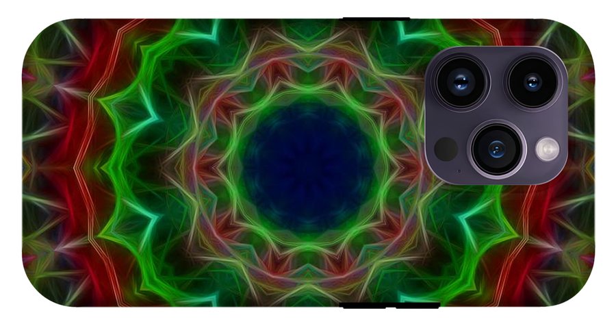 Blue Lotus Kaleidoscope - Phone Case