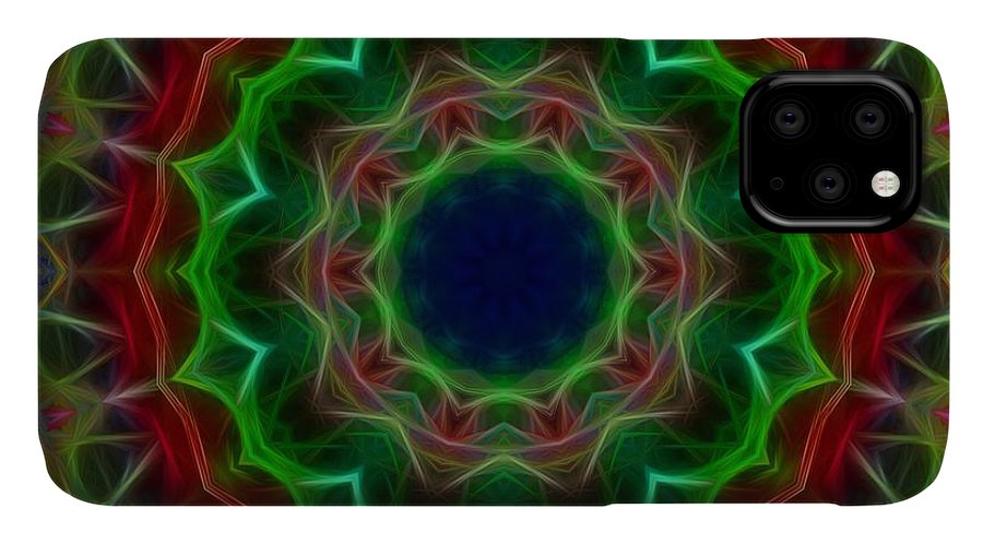 Blue Lotus Kaleidoscope - Phone Case