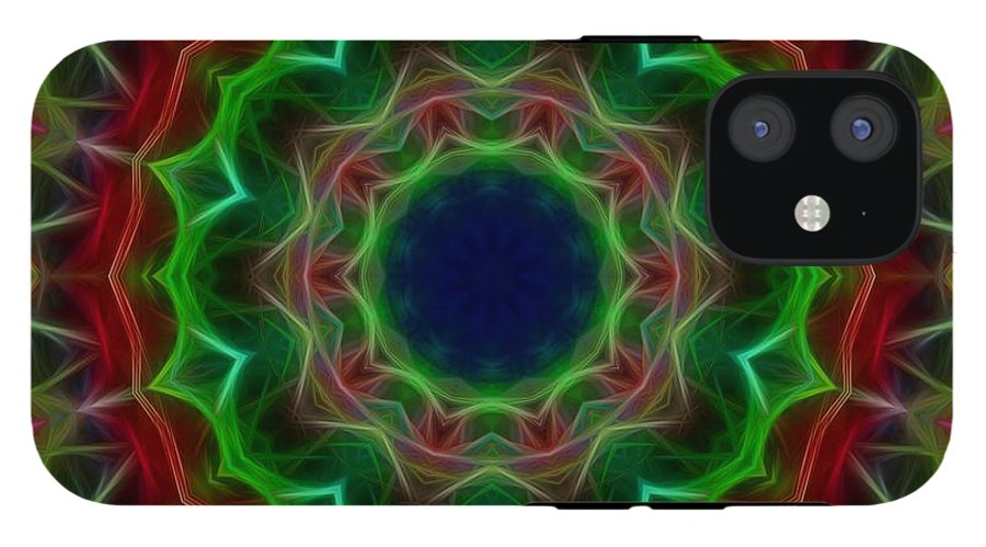 Blue Lotus Kaleidoscope - Phone Case