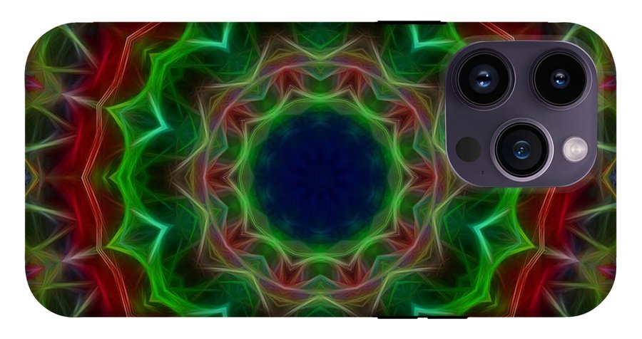 Blue Lotus Kaleidoscope - Phone Case