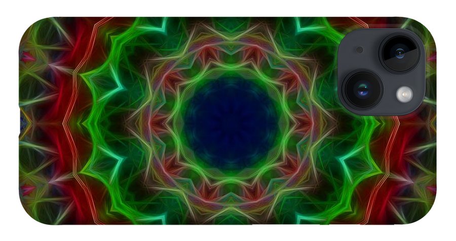 Blue Lotus Kaleidoscope - Phone Case