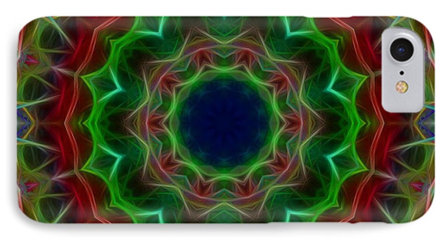 Blue Lotus Kaleidoscope - Phone Case