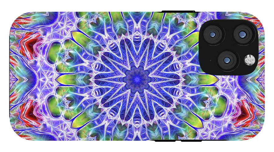 Blue Red Kaleidoscope - Phone Case