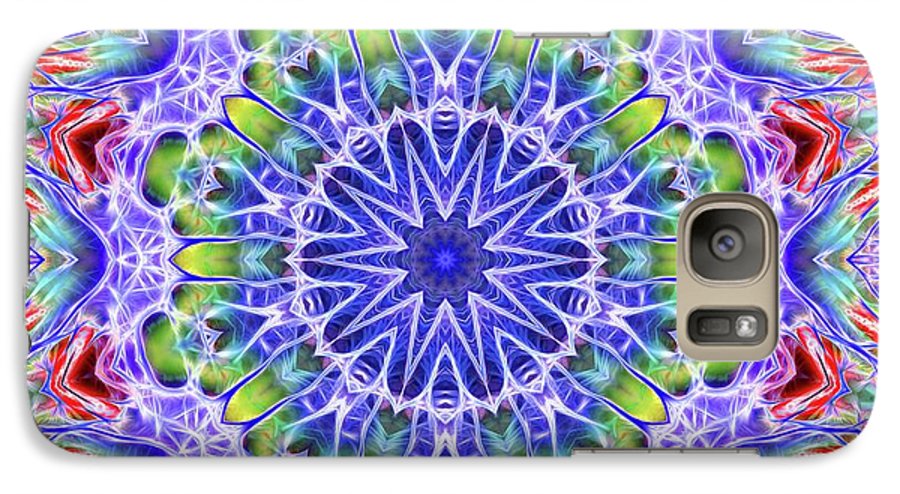 Blue Red Kaleidoscope - Phone Case