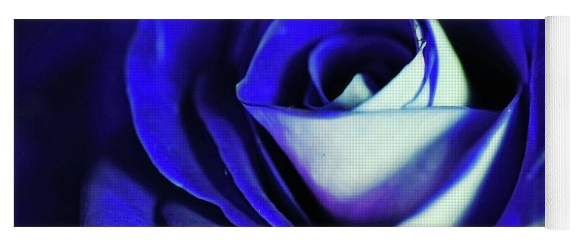 Blue Rose - Yoga Mat