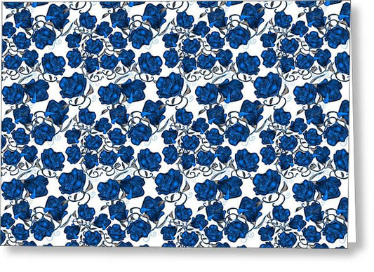 Blue Roses - Greeting Card