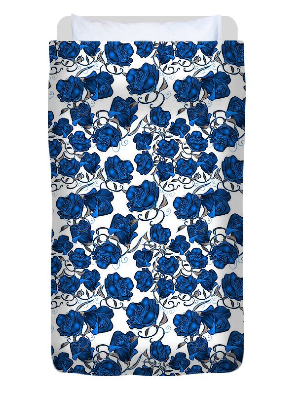 Blue Roses - Duvet Cover