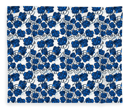 Blue Roses - Blanket