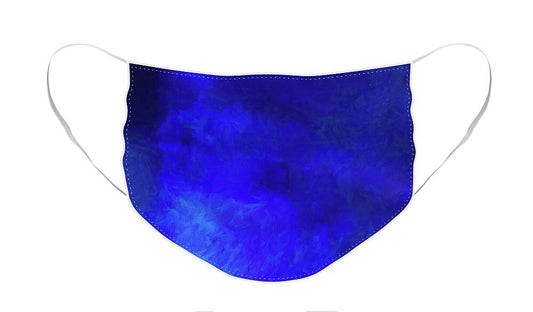 Blue Watercolor - Face Mask