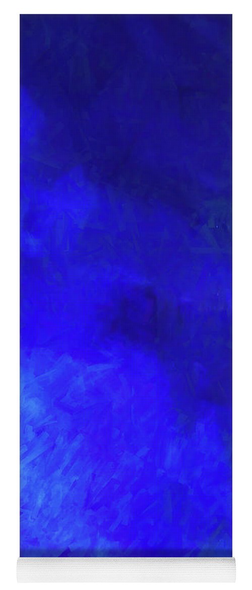 Blue Watercolor - Yoga Mat