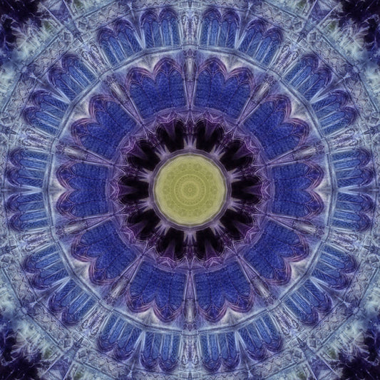 Blue Cathedral Kaleidoscope Digital Image Download