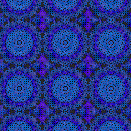 Blue Celtic Knot kaleidoscope Digital Image Download